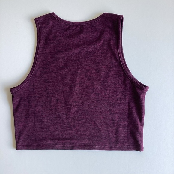 NWOT girlfriend collective Plum ReSet Super Crop 
Size M - Picture 3 of 4